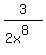 3%2F%282x%5E8%29
