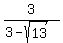 3%2F%283-sqrt%2813%29%29