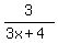 3%2F%283x%2B4%29