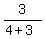 3%2F%284%2B3%29