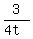 3%2F%284t%29