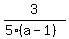 3%2F%285%28a-1%29%29