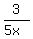 3%2F%285x%29