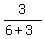 3%2F%286%2B3%29