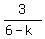3%2F%286-k%29