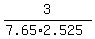 3%2F%287.65%2A2.525%29