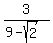 3%2F%289-sqrt%282%29%29