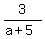 3%2F%28a%2B5%29