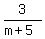 3%2F%28m%2B5%29
