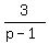 3%2F%28p-1%29