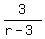 3%2F%28r-3%29