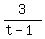 3%2F%28t-1%29