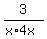 3%2F%28x%2A4x%29