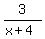 3%2F%28x%2B4%29