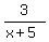 3%2F%28x%2B5%29