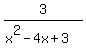 3%2F%28x%5E2-4x%2B3%29