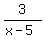 3%2F%28x-5%29