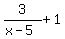 3%2F%28x-5%29%2B1%29