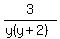 3%2F%28y%28y%2B2%29%29