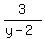 3%2F%28y-2%29