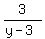 3%2F%28y-3%29