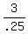 3%2F.25