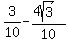 3%2F10-%284sqrt%283%29%29%2F10