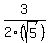 3%2F2%28sqrt%285%29%29