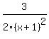3%2F2%28x%2B1%29%5E2