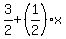 3%2F2%2B%281%2F2%29%2Ax