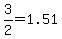 3%2F2=1.51