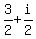 3%2F2+%2B+i%2F2