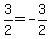 3%2F2+=+-3%2F2