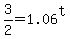 3%2F2+=+1.06%5Et