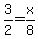 3%2F2+=+x%2F8