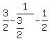 3%2F2+-1%2F%283%2F2%29+-1%2F2