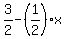 3%2F2-%281%2F2%29%2Ax