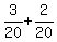 3%2F20+%2B+2%2F20