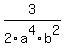 3%2F2a%5E4b%5E2