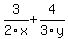 3%2F2x%2B4%2F3y