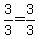 3%2F3+=+3%2F3