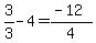 3%2F3-4=%28-12%29%2F4