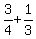 3%2F4%2B1%2F3