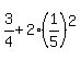 3%2F4%2B2%281%2F5%29%5E2