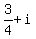 3%2F4%2Bi