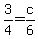 3%2F4=c%2F6