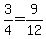 3%2F4+=+9%2F12