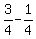 3%2F4+-+1%2F4
