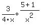 3%2F4x%2B%285%2B1%29%2Fx%5E2