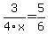 3%2F4x+=+5%2F6